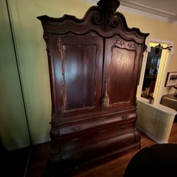 Antique Wooden Armoire
