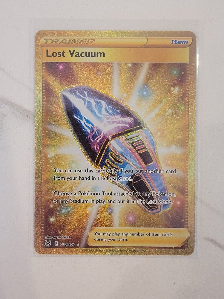Pokemon TCG Card SWSH11: Lost Origin #217/196 Lost Vacuum (Secret) NM!
