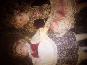 Porsclan Dolls. Good. Condition. 5 Dollars. Each. Good Deal