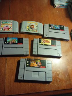 Nintendo games all authentic clean and tested all work $40 each pick up in Glendale