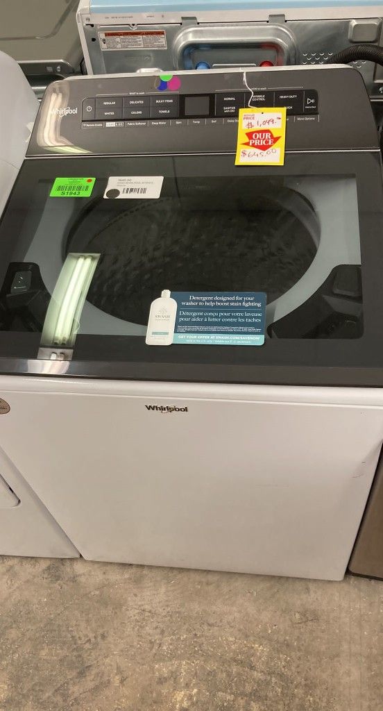 WHIRLPOOL WTWHW 4.8 cu. ft. Washer
