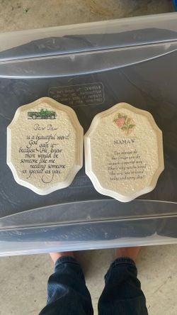 Mamaw Pawpaw Wall Plaque