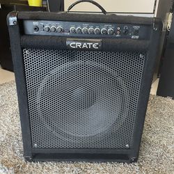 Crate Amplifier BT100 1-15”, 100 watts for Bass Guitar, Keyboard, or DJ loud Speaker. 