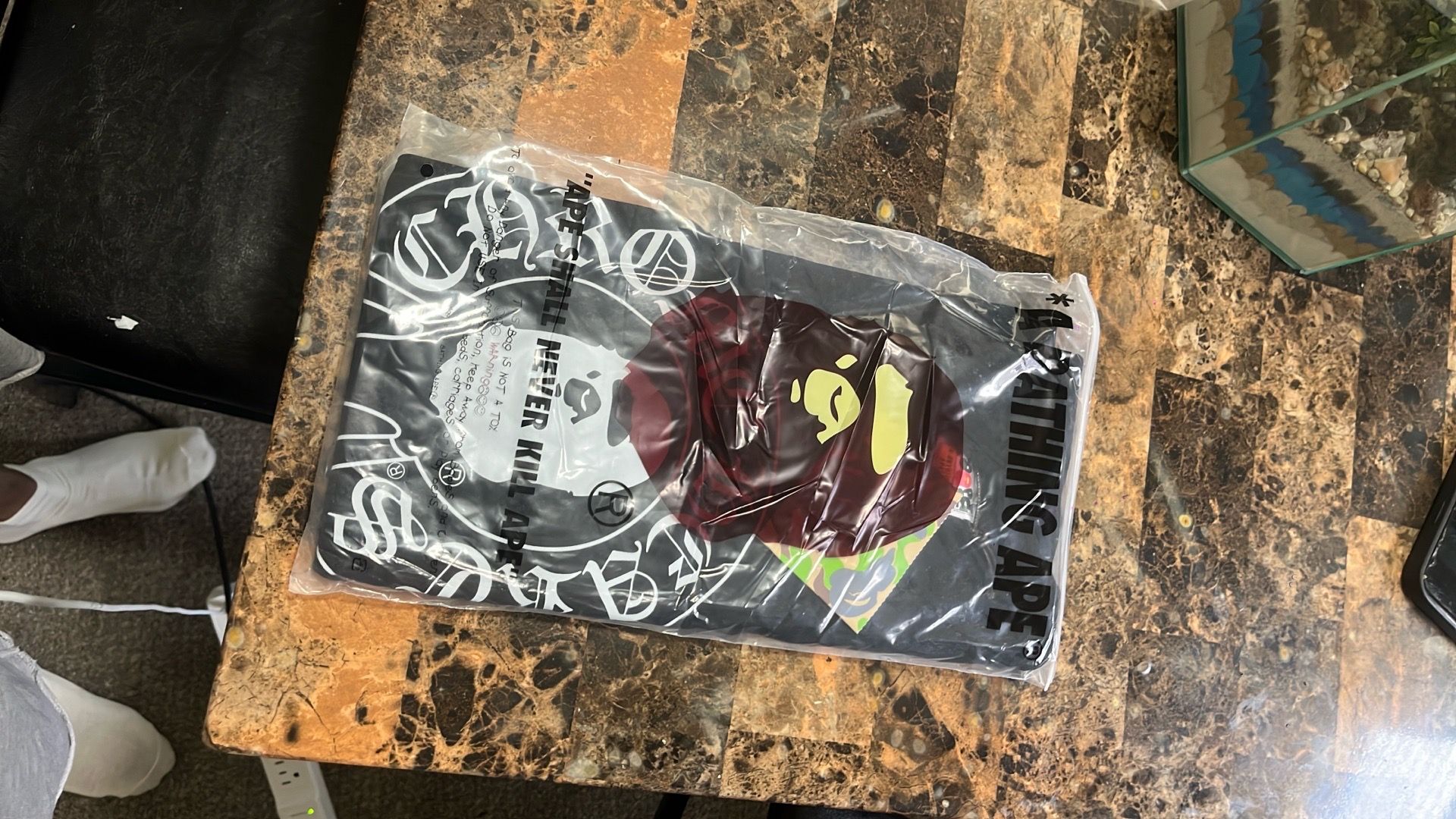 Chrome heart bape shirt