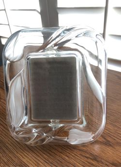 Crystal Photo frame with tulips