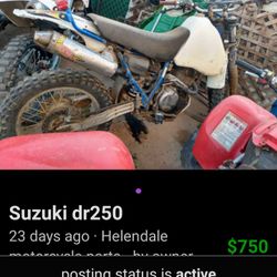 1(contact info removed) Suzuki Dr250