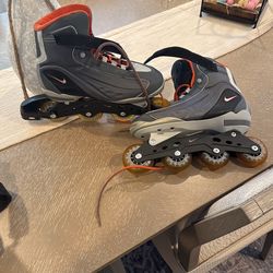 Vintage Nike N-Dorfin 8 Inline Rollerblades Comes W Skate pads