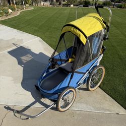 Stroller For Bike Has All Accessories 