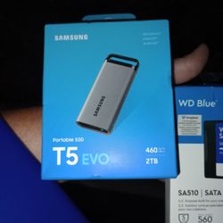 Samsung T5 Evo 2tb SSD And WD. Blue 2tb SSD 