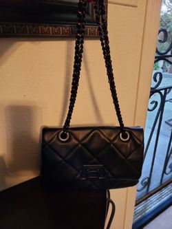 ALDO BLACK ON BLACK PURSE
