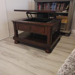 Solid Wood End Table