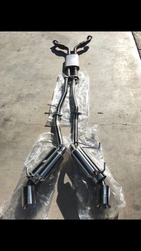 350z / G35 HKS replica exhaust with Magnaflow X pipe