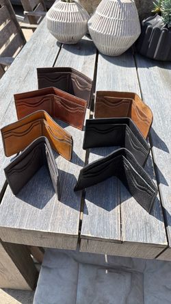 Wallets and real leather