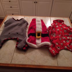 Three little Dog Jammies/ Clothes