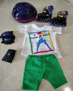 American Girl Inline Skate Outfit And Gear
