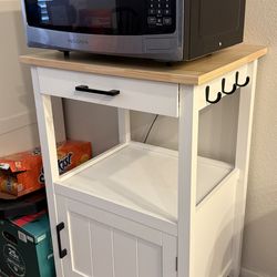 Microwave And Cart