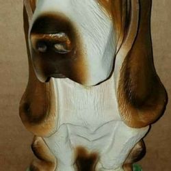 Vintage NOS HUSH PUPPIES Store Counter Advertising Display - 8" Tall- Bassett Hound