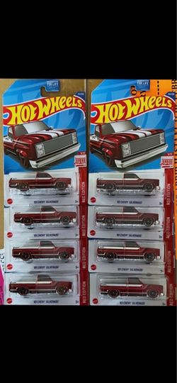 Hot wheels Chevy Silverado lot of 8