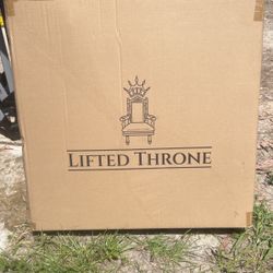 Lifted Throne Raised Toilet Seat With Handles