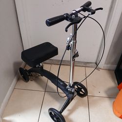 Scooter for impaired knee.