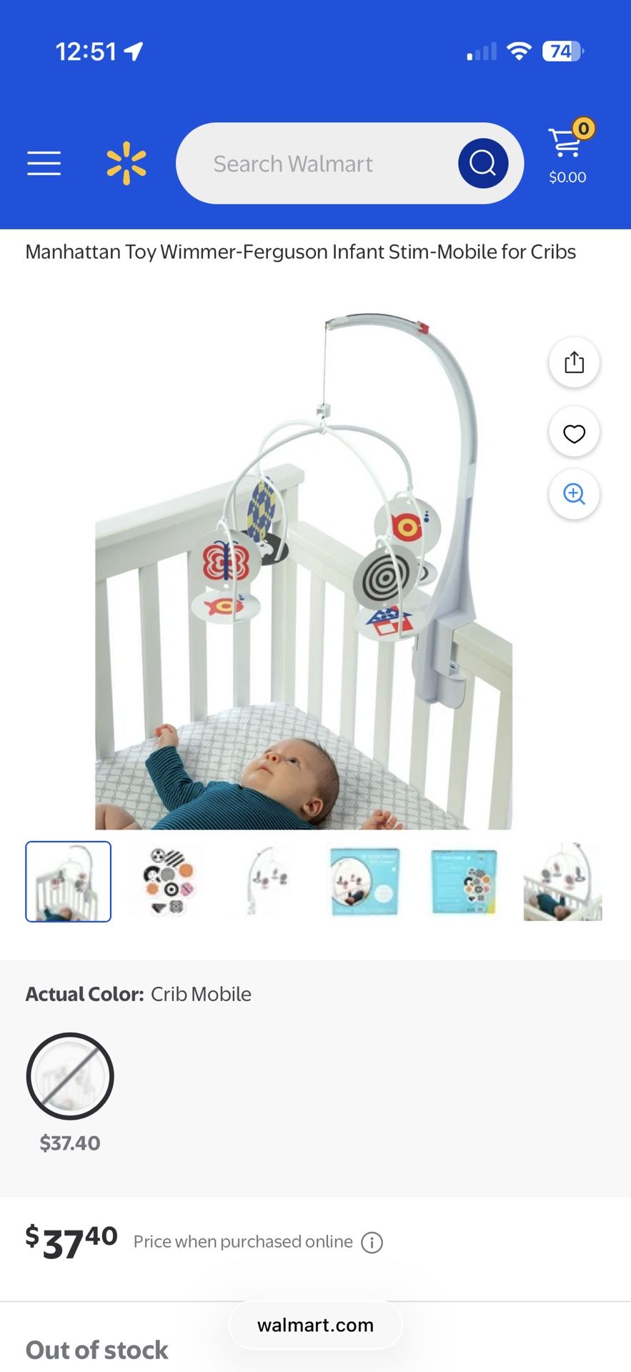 Manhattan Toy Wimmer-Ferguson Infant Stim-Mobile for Cribs