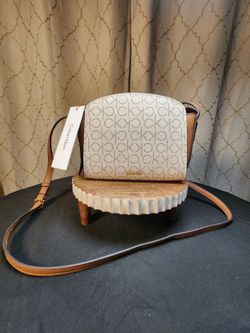 NWT Calvin Klein Monogram Crossbody Bag