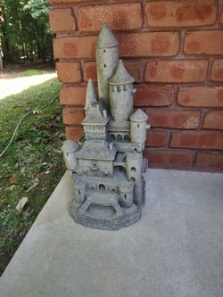 Decorative outdoor porch castle