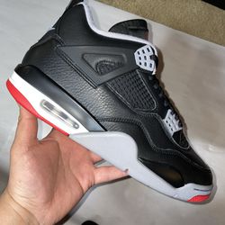 Nike Air Jordan 4 Retro Bred Reimagined Mens Size 10 FV5029-006 2024 DS Sneakers