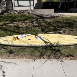 Free Carbon Standup Board And Paddle
