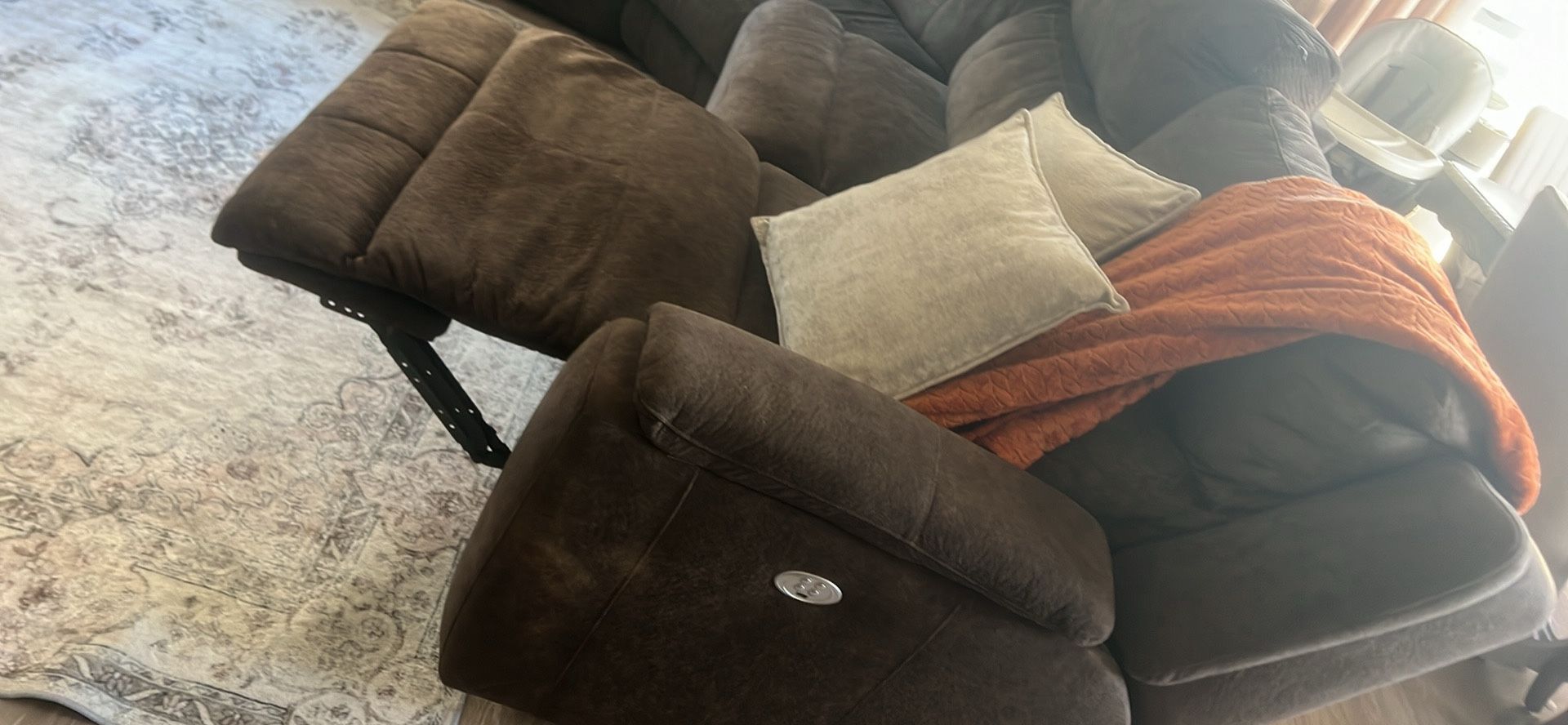 Brown Sectional