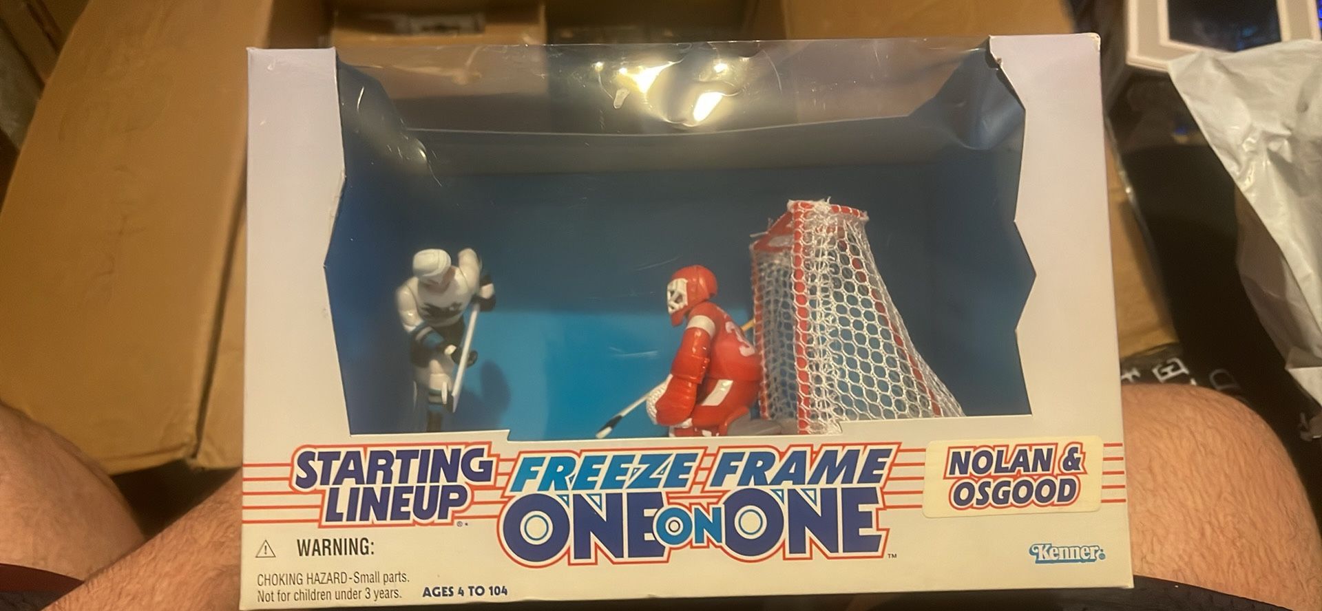 Owen Nolan / Chris Osgood 1997 NHL Starting Lineup Freeze Frame One-on-One