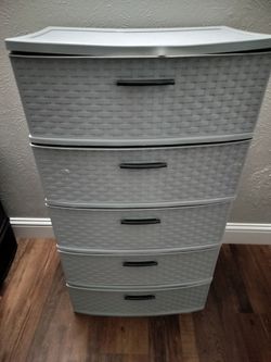 5 drawer plastic organizer