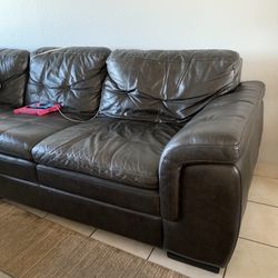 Leather Couch
