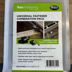 Trex universal hidden composite deck fasteners