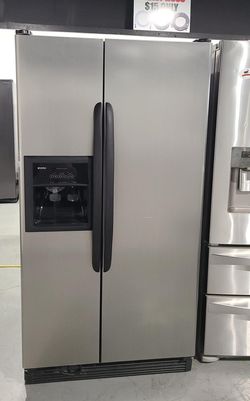 Kenmore Side By Side Stainless Steel Refrigerator Fridge
