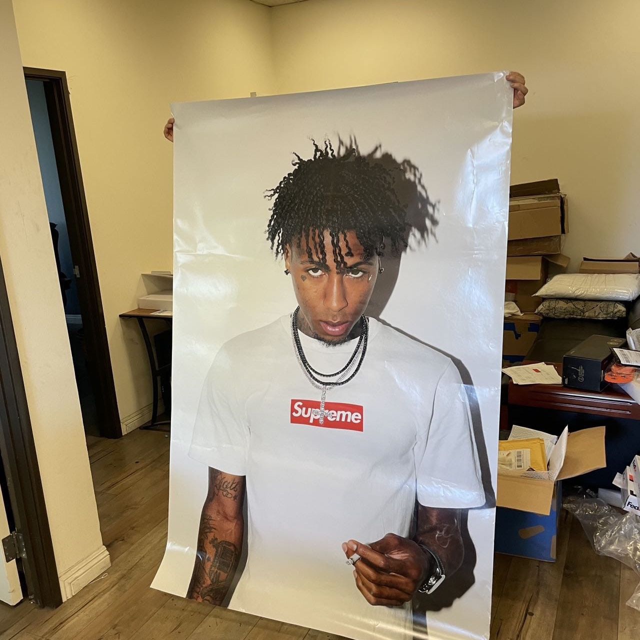 Supreme NBA Youngboy Poster DS Friend and family for Sale in