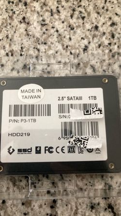 1 TB hardrive for pc