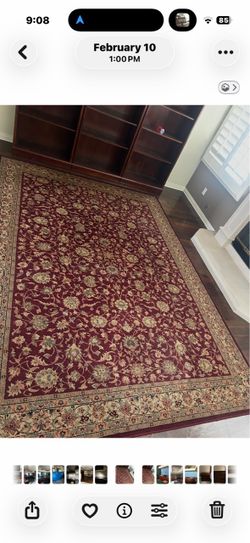 Large Traditional Floral Area Rug