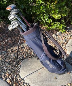PING EYE2 golf set (G10 Driver+ K15 3W+5w+Driving iron+2i-pw+sw+ PING putter+stand bag)