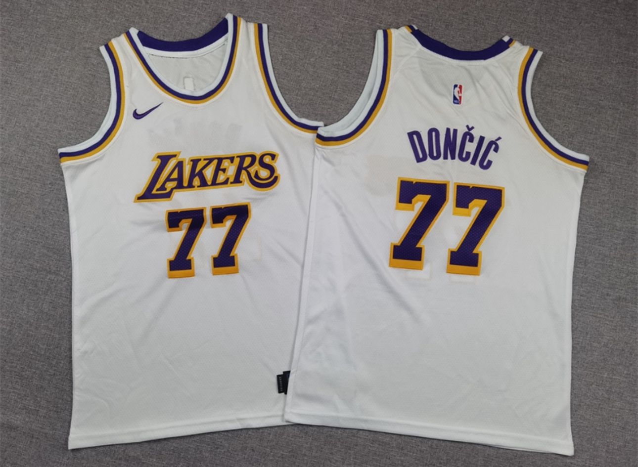 Los Angeles Lakers #77 Luka Doncic Jersey 