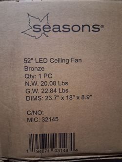 Seasons Ceiling Fan