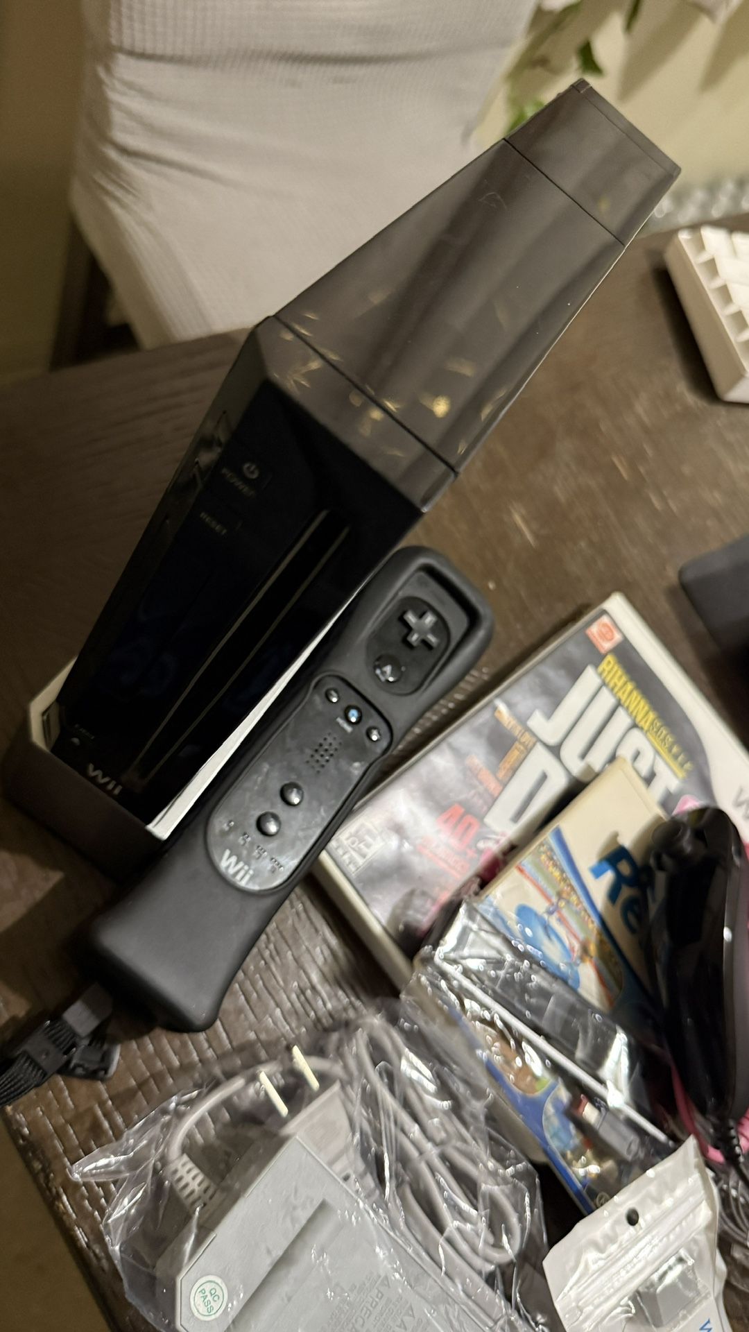 Nintendo Wii With Game Cube Compatibility.