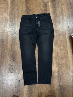 Ed Hardy black jeans with tiger design, Size: 38