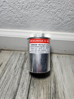 45/5uF AC Capacitor 45 5 uF MFD 370/440/450 VAC CBB65B Dual Run Start Capacitors for Air Conditioner Compacitor Motor or Compressor Fan or Condenser S