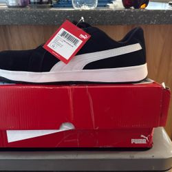 Black White Composite Tow Low Top Pumas