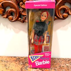 Vintage 1995 Special Edition School Spirit Barbie Doll by Mattel