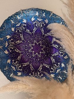 Glass Silver Plate 
