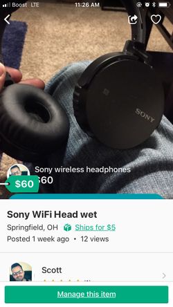 Sony head phones