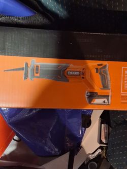 Ridgid  Reciprocating Saw kit 18 v battery and charger included