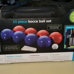NEW THE BLACK SERIES 11PC BOCCE BALL SET.  PICK UP MIDDLEBORO ONLY FINAL SALE 